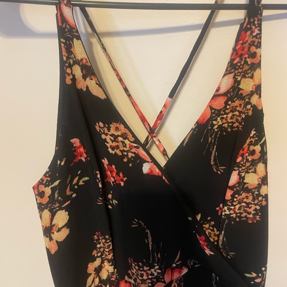 Floral romper dress - Picture 3 of 4